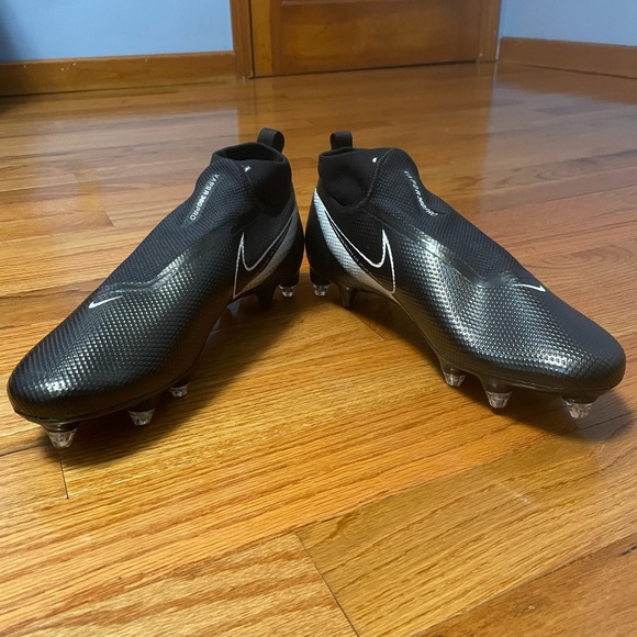 Size 14 -Nike Vapor Edge Pro 360 Black Detach Football Cleats CZ5574-001. - Picture 4 of 12